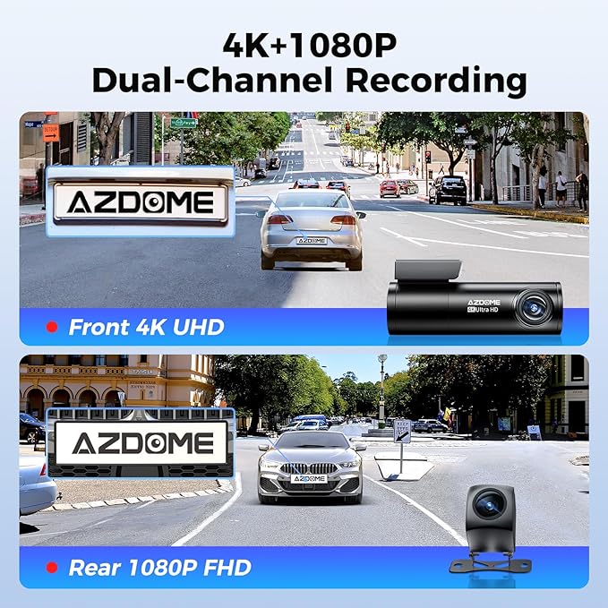 AZDOME M300S DASHCAM 4K ULTRA HD - albarakwt
