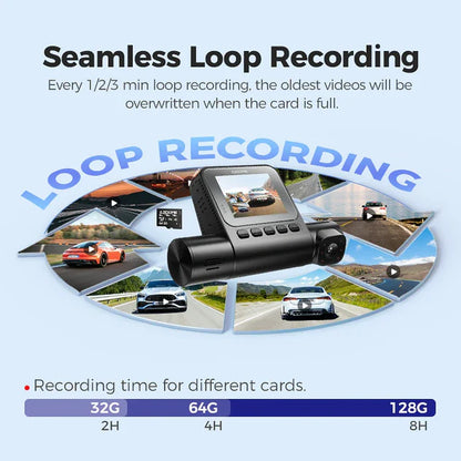 AZDOME 4K S58 3 Channel Dash Cam, 2K+1K+1K - albarakwt