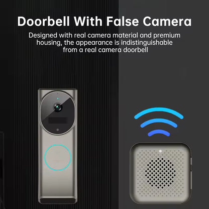 كاميرا جرس باب ذكية 2K بكاميرتين (Dual Lens) – لاسلكية + WiFi - albarakwt